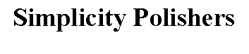 Text Box: Simplicity Polishers